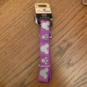 Disney tails purple mickey ear leash